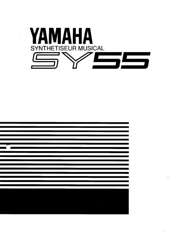 Mode d'emploi YAMAHA SY55