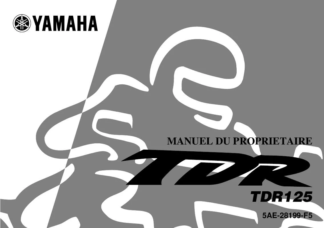 Mode d'emploi YAMAHA TDR125-2002