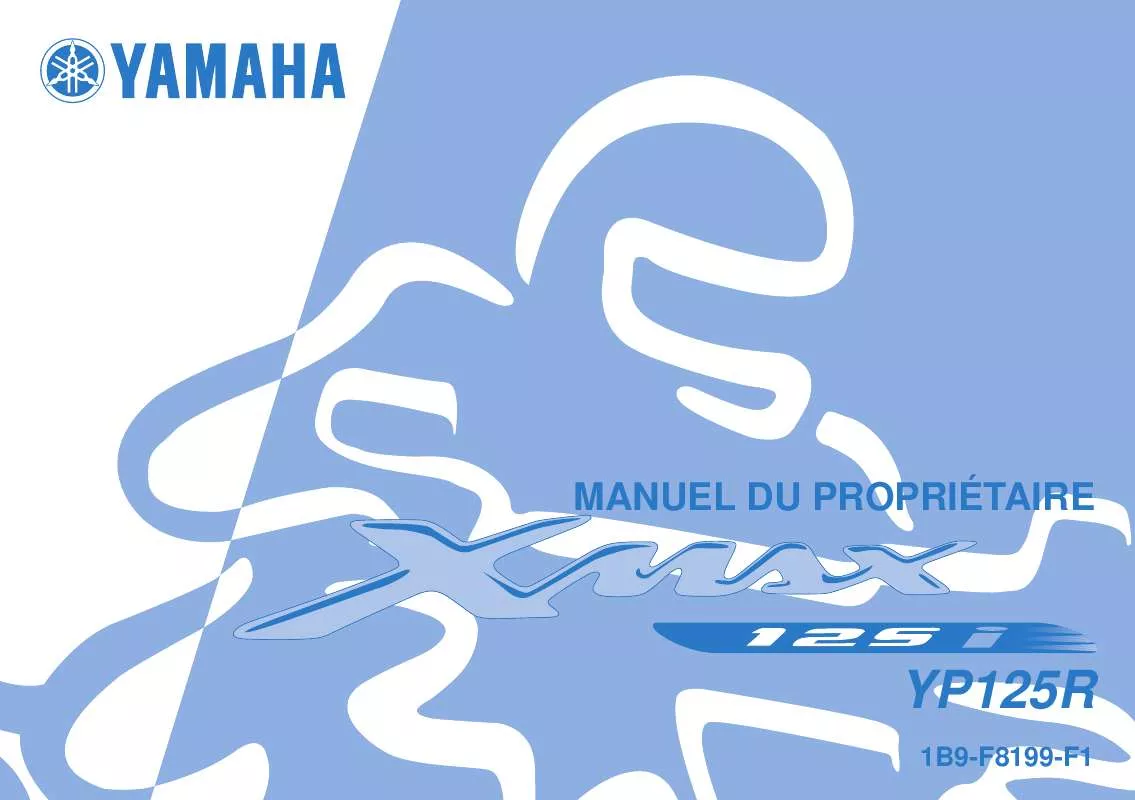 Mode d'emploi YAMAHA X-MAX 125