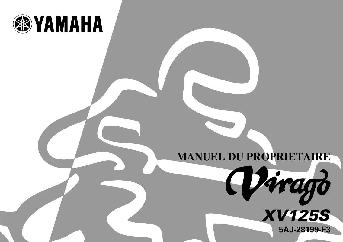 Mode d'emploi YAMAHA XV125S-2000