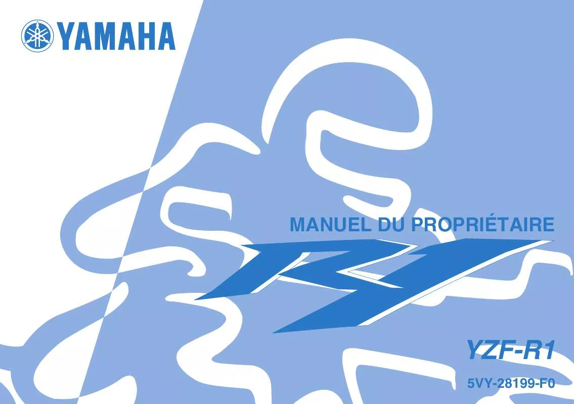 Mode d'emploi YAMAHA YZF-R1-2004