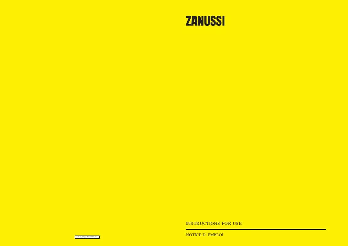 Mode d'emploi ZANUSSI ZXT5050