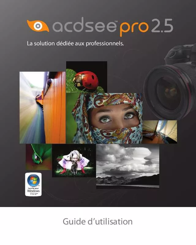Mode d'emploi ACDSEE ACDSEE PRO 2.5