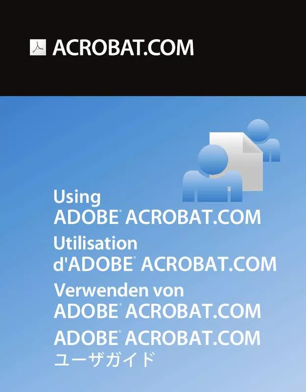 Mode d'emploi ADOBE ACROBAT COM