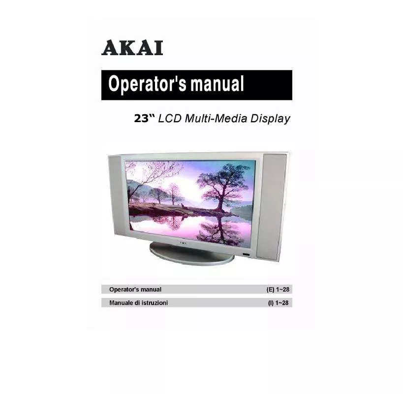 Mode d'emploi AKAI LMH23CJSA