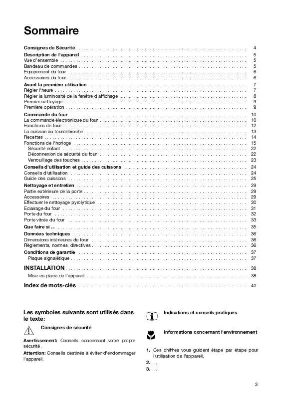 Mode d'emploi ARTHUR MARTIN FE6630NG1FAECENT.M