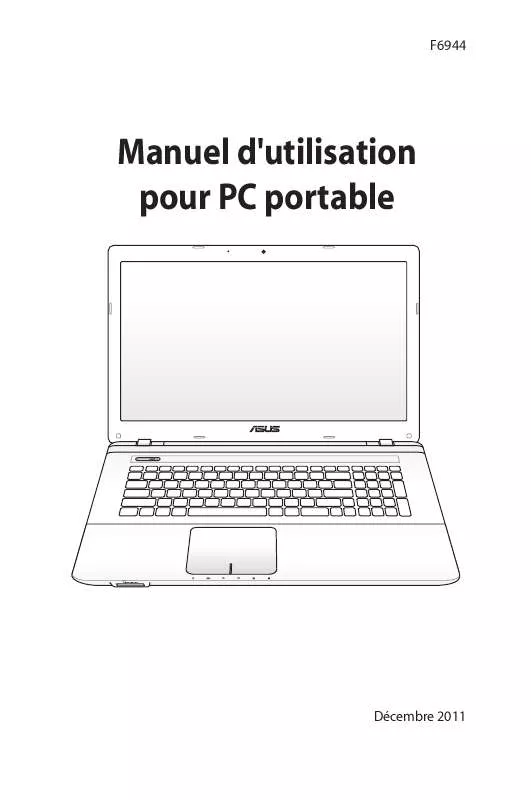 Mode d'emploi ASUS A75VM