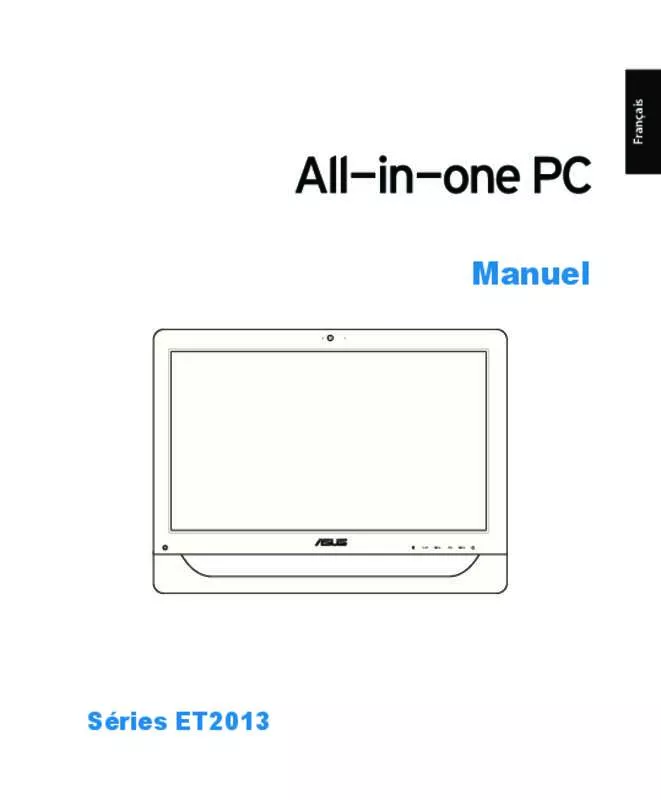 Mode d'emploi ASUS ALL-IN-ONE PC ET2013IUTI-B003E