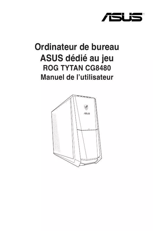 Mode d'emploi ASUS CG8480-FR016S