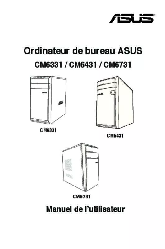 Mode d'emploi ASUS CM6870-FR015S