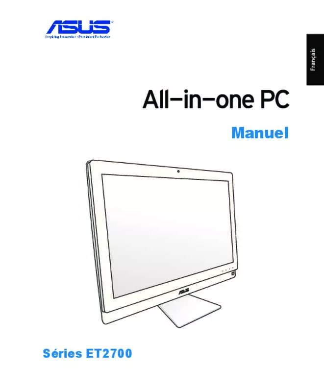 Mode d'emploi ASUS EEETOP PC ET2701INTI-B023K