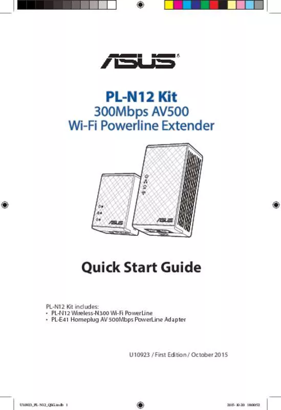 Mode d'emploi ASUS PL-N12 KIT