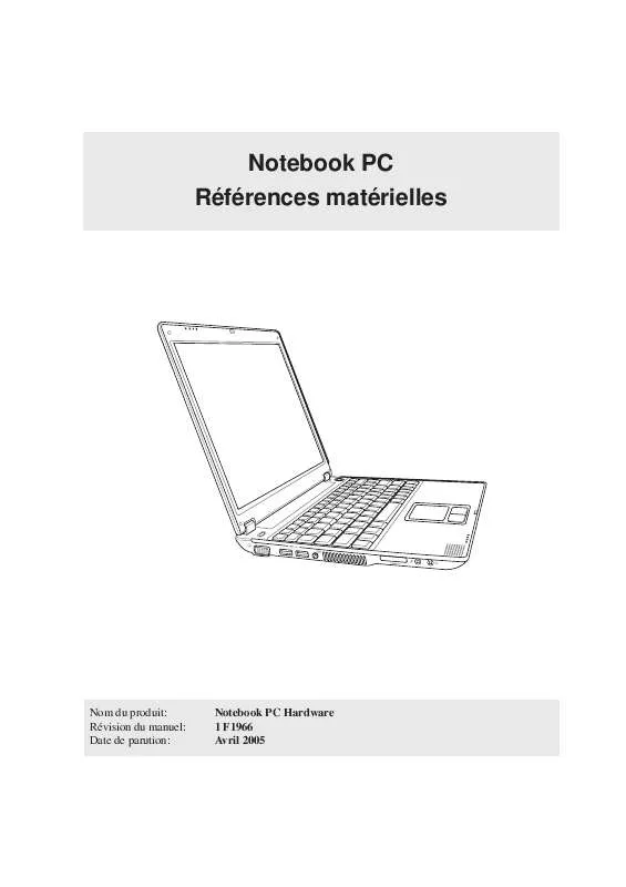 Mode d'emploi ASUS S5N