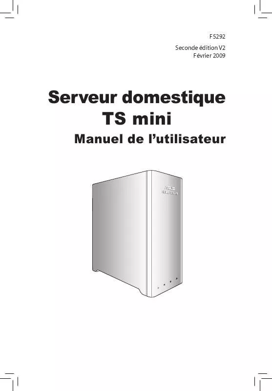 Mode d'emploi ASUS TS MINI