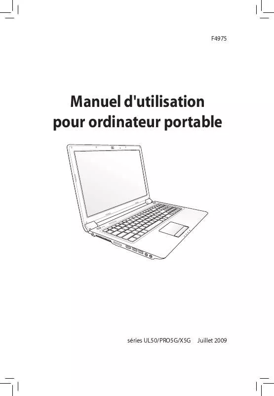 Mode d'emploi ASUS UL50VS