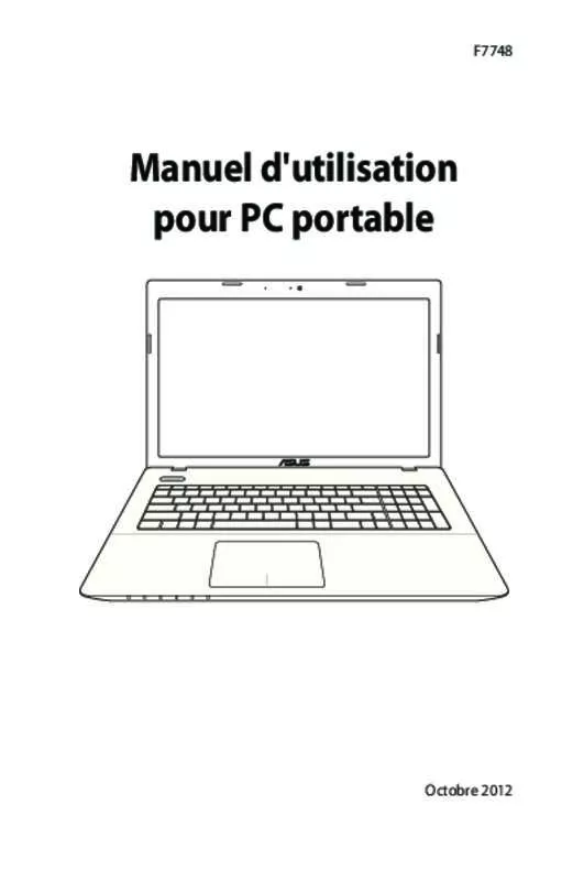 Mode d'emploi ASUS X75VC-TY157H