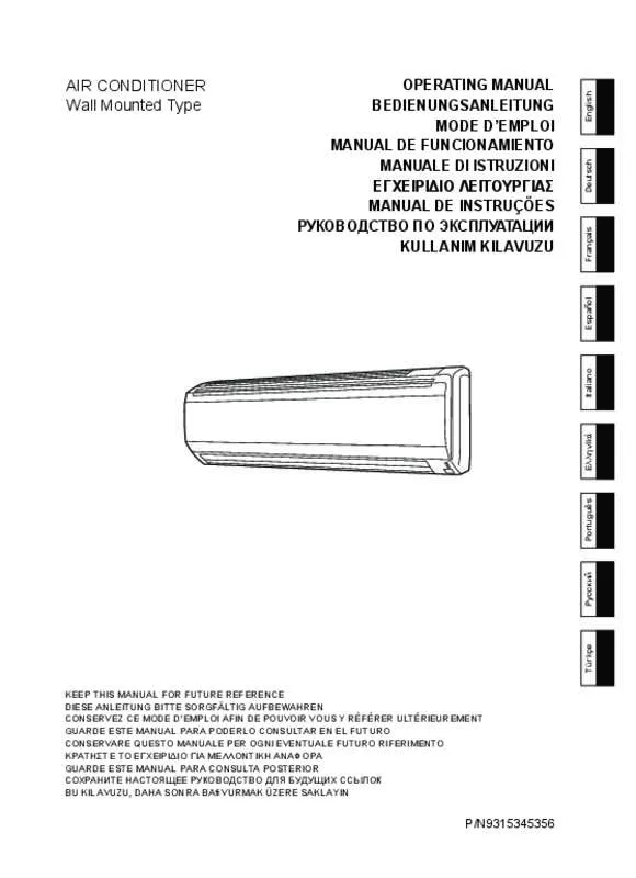 Mode d'emploi ATLANTIC ASYG 12 LLCC.UI UNITE MURAL INVERTER 3400W