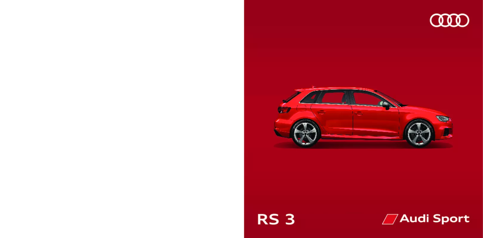 Mode d'emploi AUDI RS3