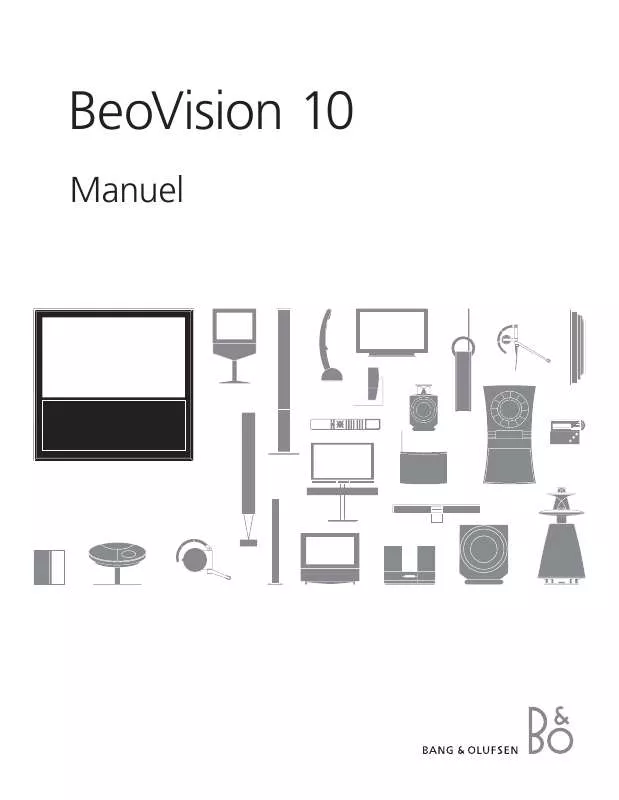 Mode d'emploi BANG & OLUFSEN BEOVISION 10