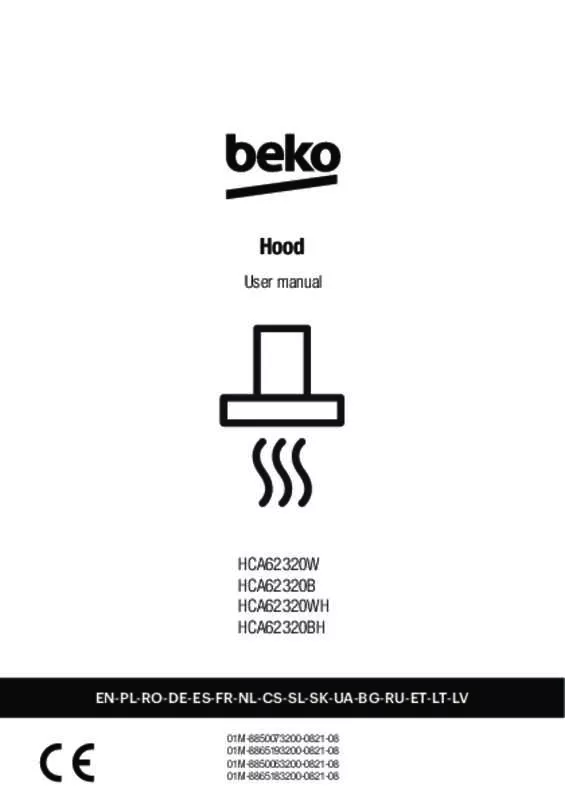 Mode d'emploi BEKO HCA62321B