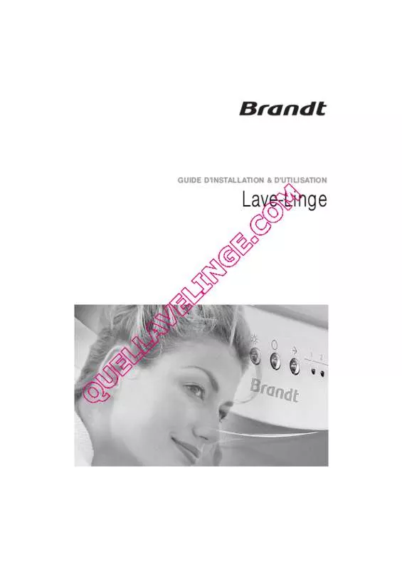 Mode d'emploi BRANDT 2812