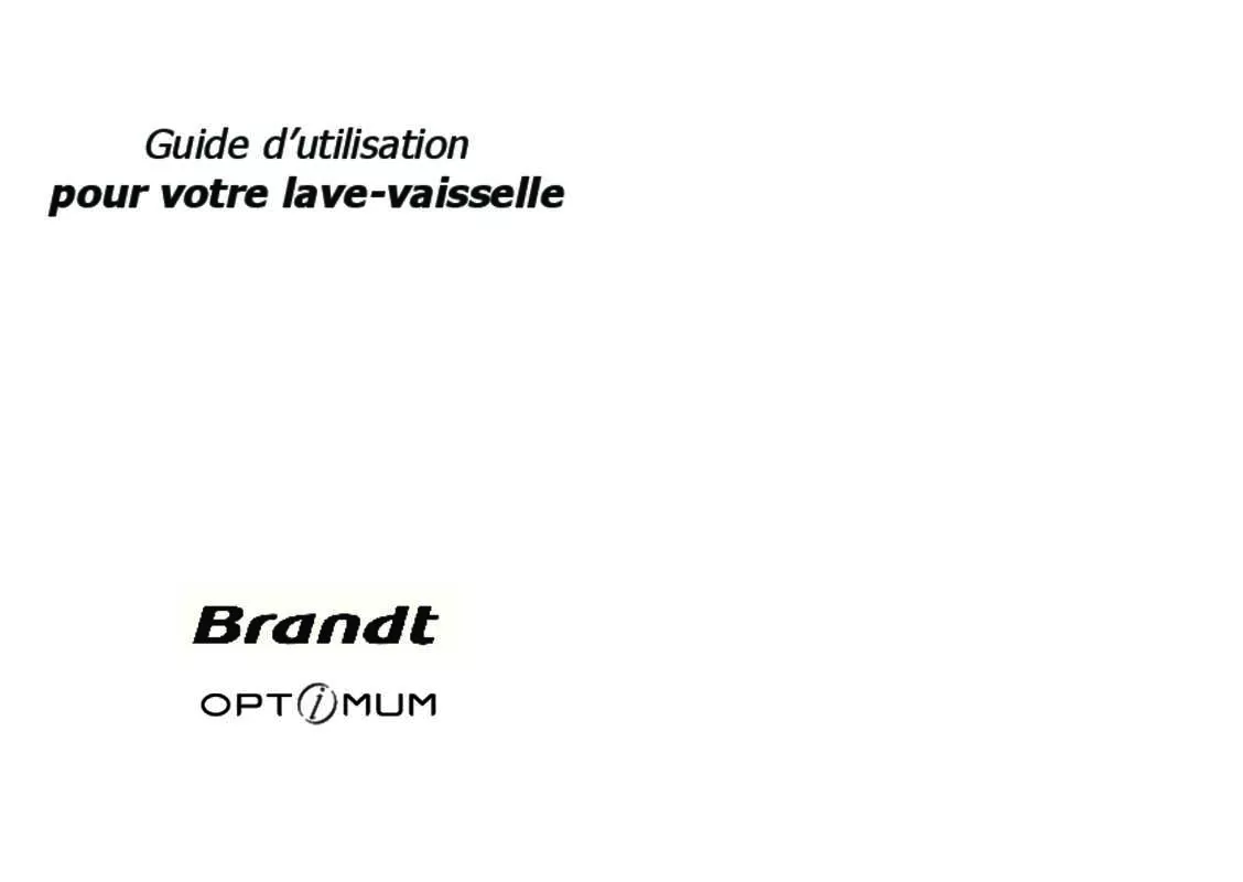 Mode d'emploi BRANDT A310