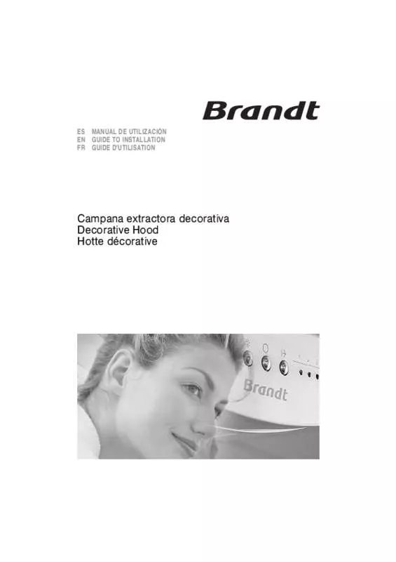 Mode d'emploi BRANDT AD 916 X