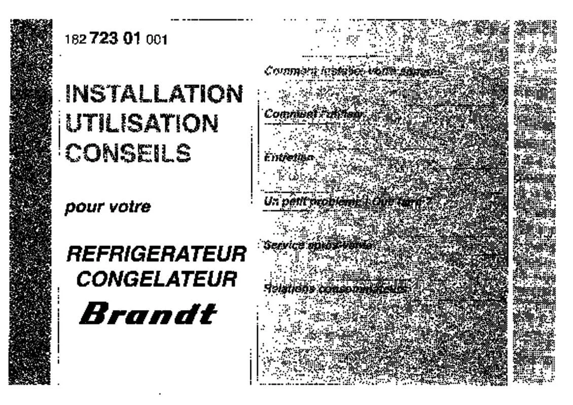 Mode d'emploi BRANDT AFN2500