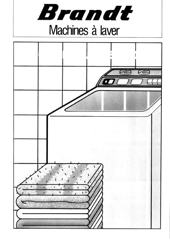 Mode d'emploi BRANDT B853