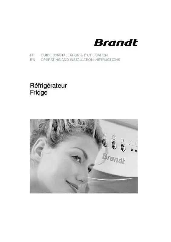 Mode d'emploi BRANDT BFL1372BW