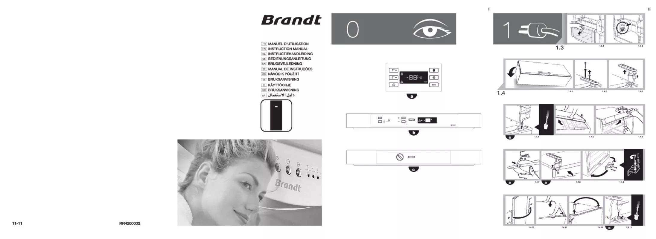 Mode d'emploi BRANDT BFL2372Y