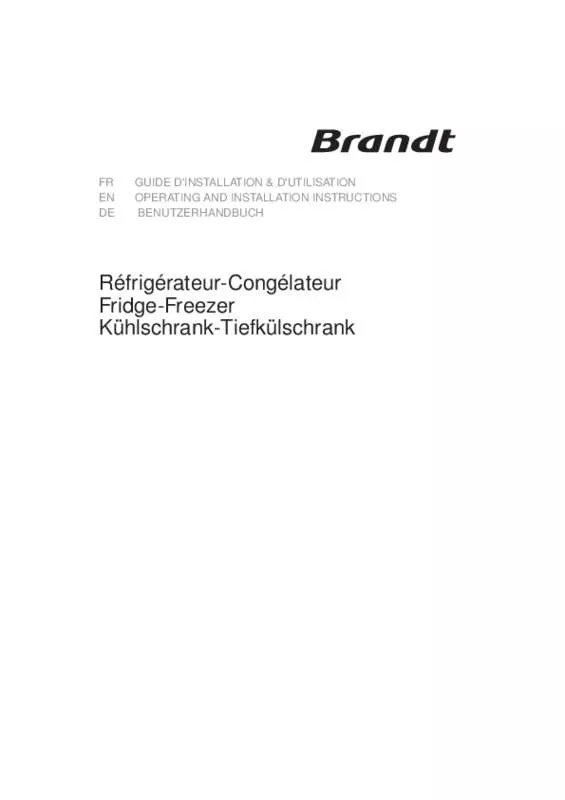 Mode d'emploi BRANDT BFS2264B