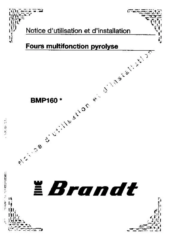 Mode d'emploi BRANDT BMP160WCH