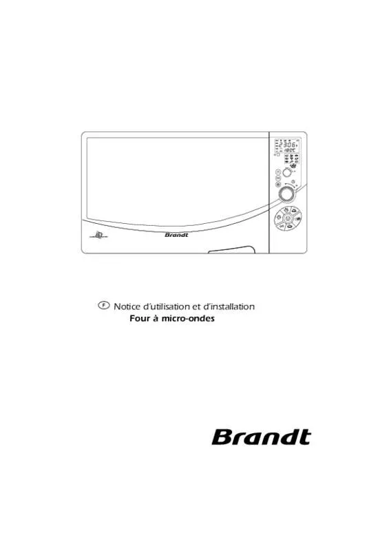 Mode d'emploi BRANDT C2660TF1