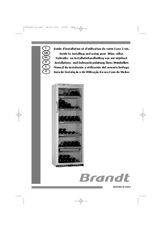 Mode d'emploi BRANDT CB1780