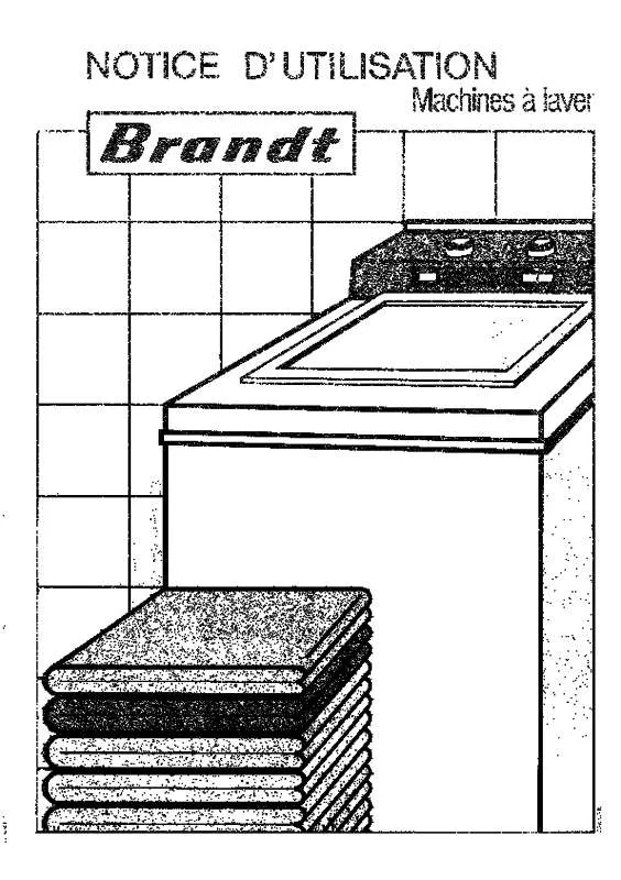 Mode d'emploi BRANDT CX740