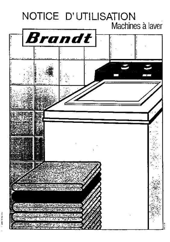 Mode d'emploi BRANDT CX742