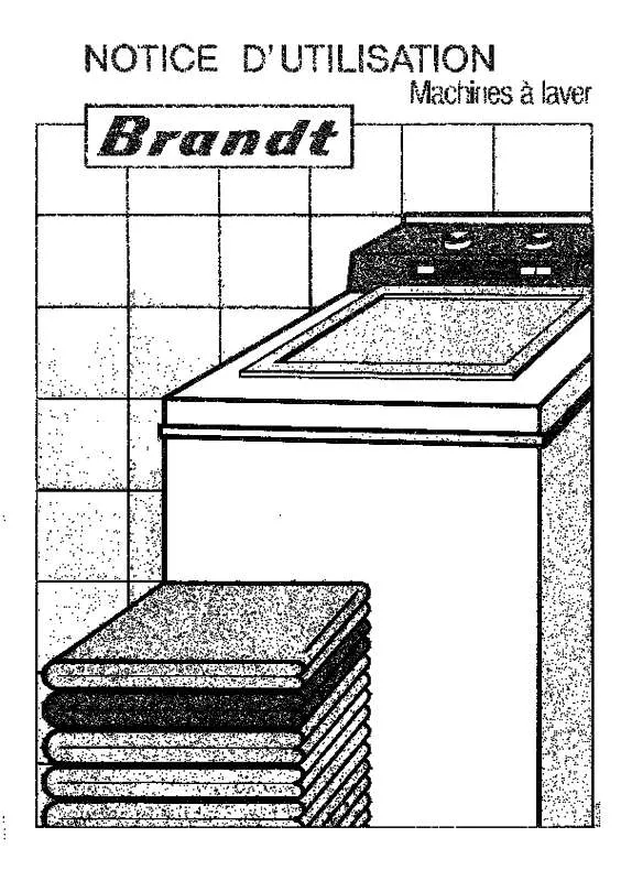 Mode d'emploi BRANDT DX940