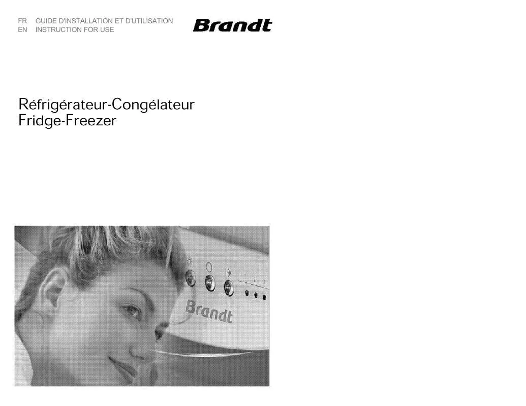 Mode d'emploi BRANDT DZN4710XE