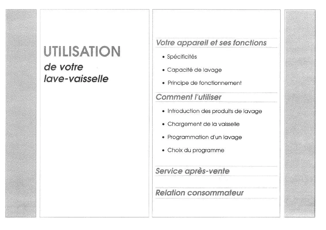 Mode d'emploi BRANDT EO103