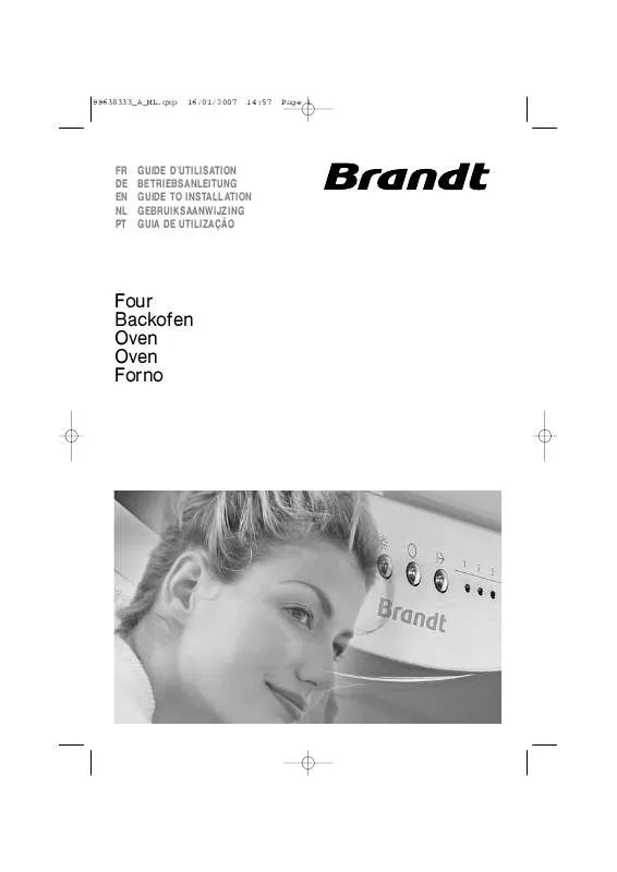 Mode d'emploi BRANDT FC641XF1