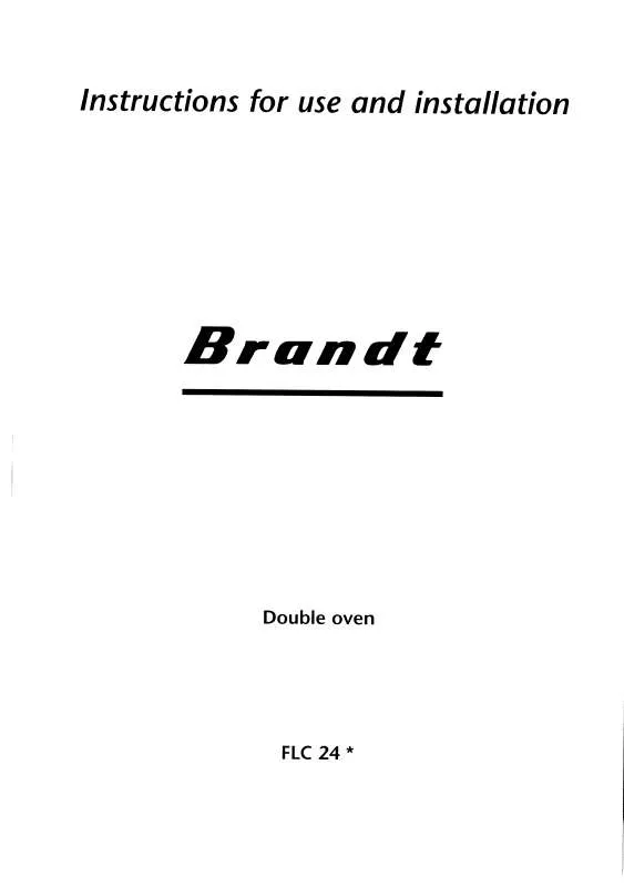 Mode d'emploi BRANDT FLC24B1U