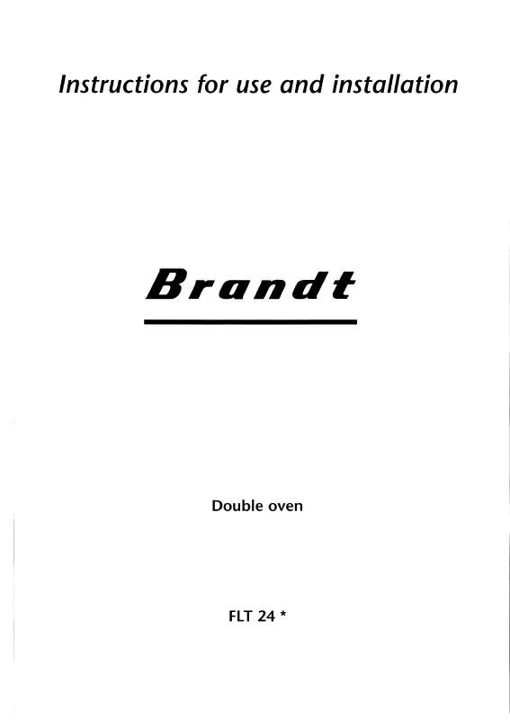 Mode d'emploi BRANDT FLT24M1U