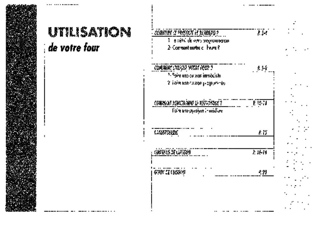 Mode d'emploi BRANDT FPV392B