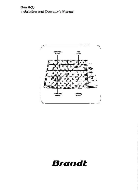 Mode d'emploi BRANDT HFA12X1E