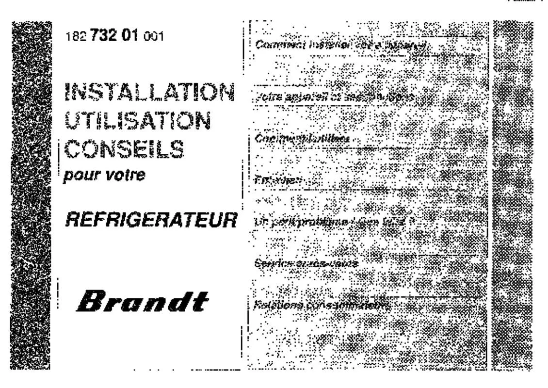 Mode d'emploi BRANDT HNV3080B