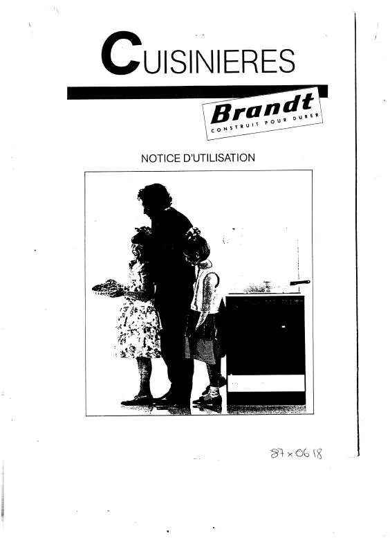 Mode d'emploi BRANDT KB522