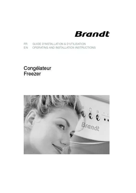 Mode d'emploi BRANDT KRYSTO UD2320