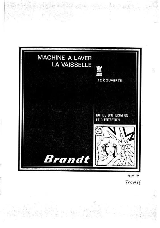 Mode d'emploi BRANDT LV1212