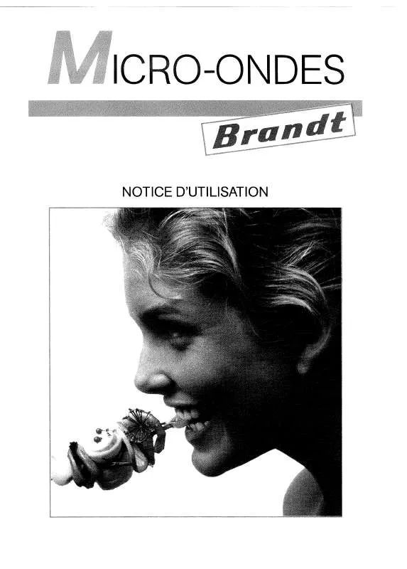 Mode d'emploi BRANDT M927